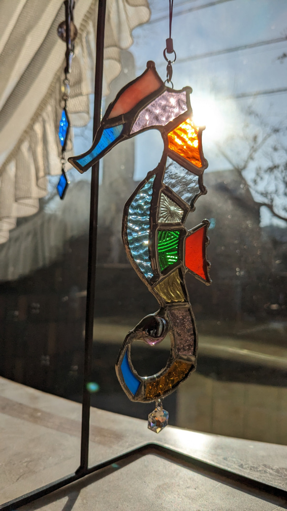 タツノオトシゴサンキャッチャーD サンキャッチャー あがりふじ 通販