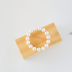 [翌日発送]『上品なパールサークルのブローチ』卒園式　入学式　結婚式　セレモニー　フォーマル 4枚目の画像