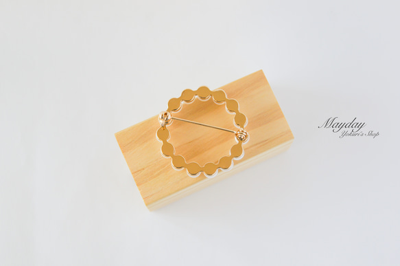 [翌日発送]『上品なパールサークルのブローチ』卒園式　入学式　結婚式　セレモニー　フォーマル 6枚目の画像