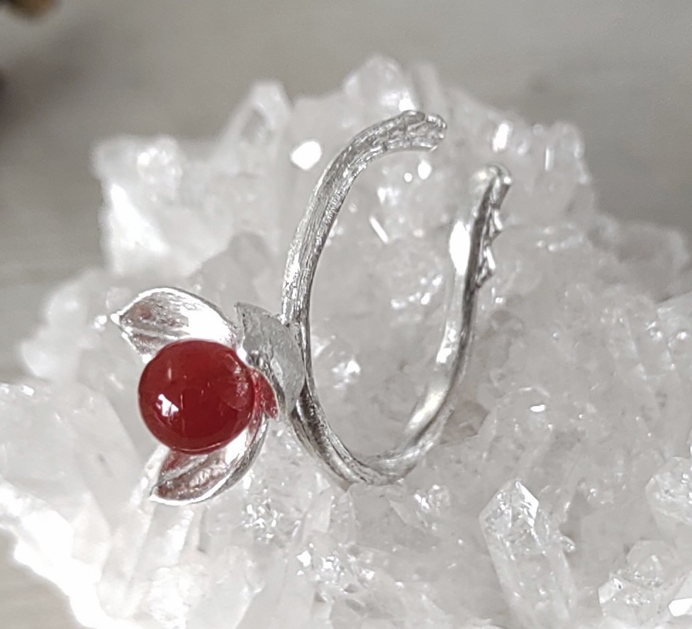 ツルウメモドキ＊925イヤーカフ