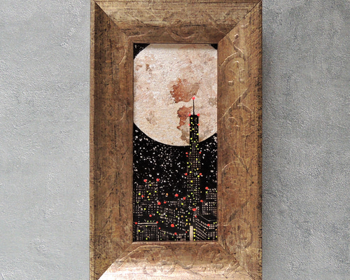 アンティーク マホガニの額絵 アンティーク マホガニの額絵