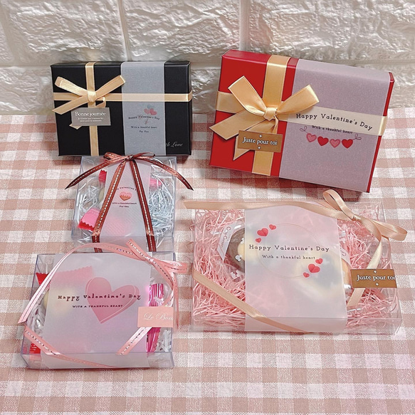 Happy Valentine’s Dayデザイントレーシングペーパー帯【8枚入】 3枚目の画像