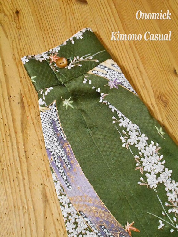 着物アロハシャツ Kimono Hawaiian Shirt AL-700/L 9枚目の画像