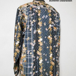 着物アロハシャツ Kimono Hawaiian Shirt AL-702/L 13枚目の画像