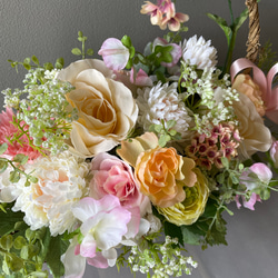 春の花かごアレンジ 3枚目の画像