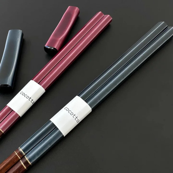 エシカルなお箸シリーズ 夫婦箸 エスクード ペア セット 箸置き 梱包 簡易包装 かわいい オシャレ カワイイ おしゃれ 2枚目の画像