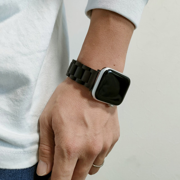 [木錶帶]EINBAND Apple Watch 天然木質木錶帶 20mm [檀香木] 第4張的照片