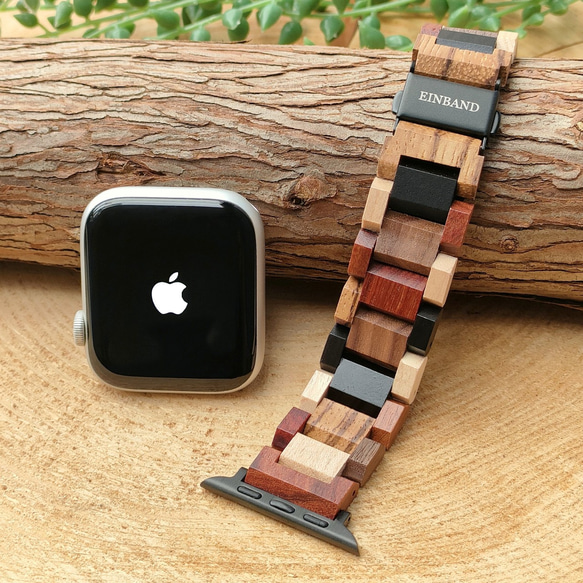 アップルウォッチ 木製バンド EINBAND AppleWatch 木のベルト