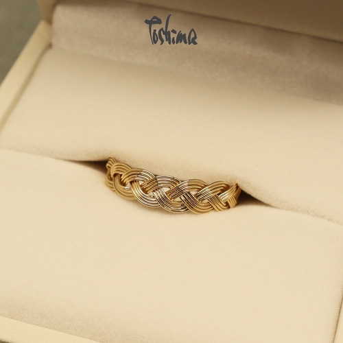 ☆*ナ様 k18リング 水引き 編み込み ☆*ナ様 k18リング 水引き 編み込み ☆*ナ様 k18リング 水引き