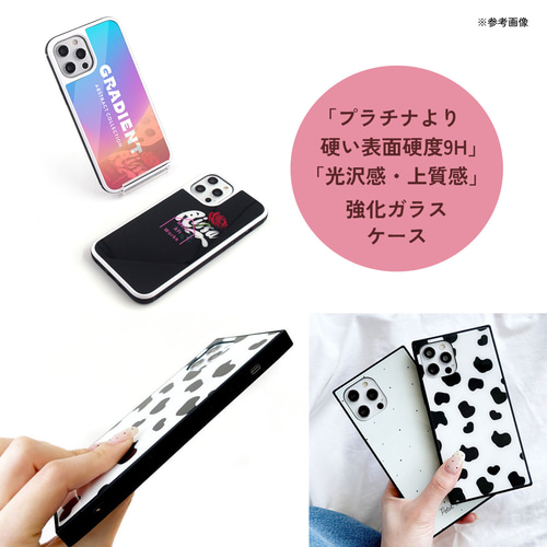 iPhone - 雪うさぎ iPhone Android モフモフ雪うさぎの選べるスマホケース 強化