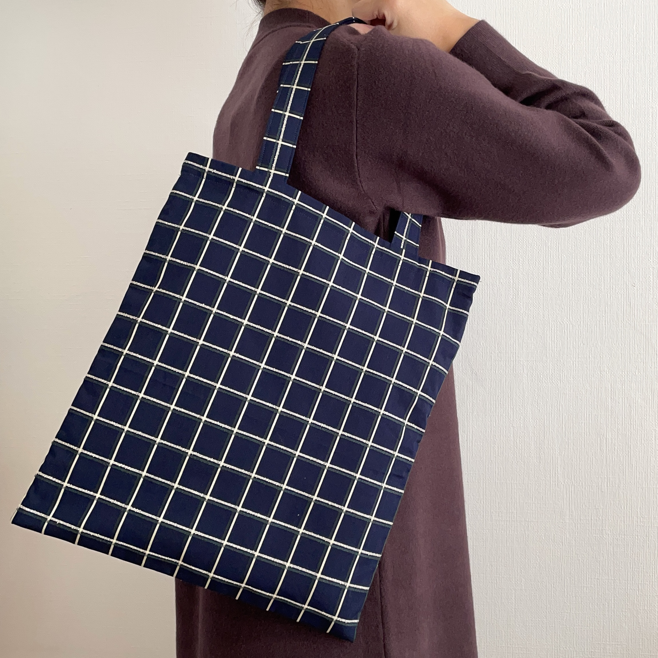 チェック柄トートバッグ 専用出品 チェック柄トートバッグ 専用出品