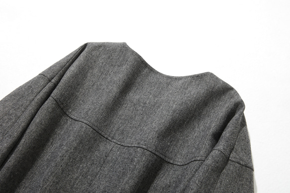 ★現貨★秋冬季超人氣復古風加厚連身裙，寬鬆版型，有內襯 221002-3 第12張的照片