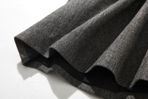 ★現貨★秋冬季超人氣復古風加厚連身裙，寬鬆版型，有內襯 221002-3 第5張的照片