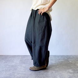 【福袋】高領洋裝6層紗/米色+氣球褲/黑色 第14張的照片