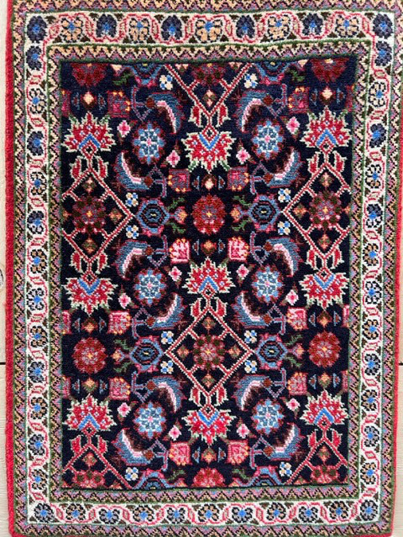 ●4周年記念SALE●送料無料●ザンジャン絨毯　No.14　トライバルラグ・民族系・部族・玄関マット 2枚目の画像