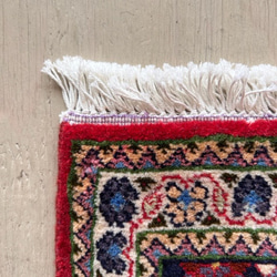 ●4周年記念SALE●送料無料●ザンジャン絨毯　No.14　トライバルラグ・民族系・部族・玄関マット 8枚目の画像