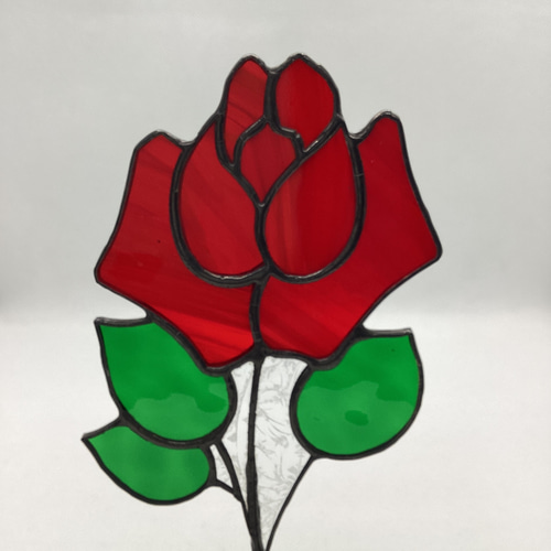 ステンドグラス！！バラのオブジェ♪ 立体・オブジェ Atelier Yoshida