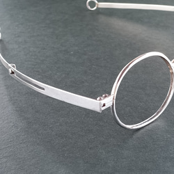 眼鏡フレーム　純銀925　ビンテージデザイン 10枚目の画像