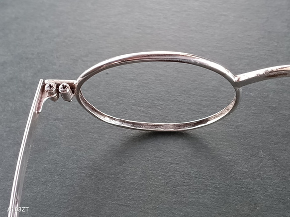 眼鏡フレーム　純銀925　ビンテージデザイン 5枚目の画像
