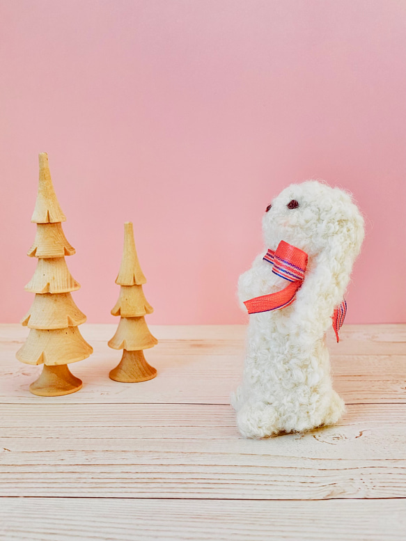 綿菓子みたいなうさぎのコットン 2枚目の画像