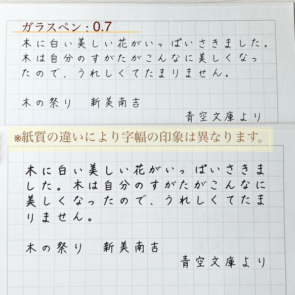 トルコグリーンのガラスペン 8枚目の画像