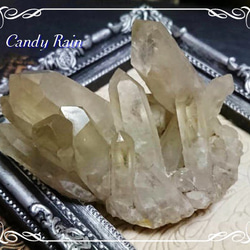 天然・非加熱 シトリン原石 クラスター～Type.A～ *** 天然石 Candy