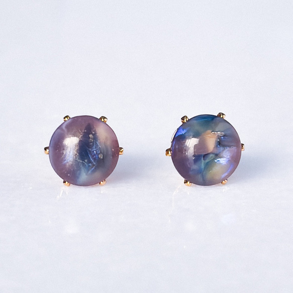 14kgfドラゴンスケールカービングピアス/イヤリング 14kgfドラゴン