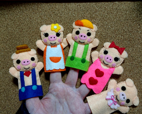 【ゆず】指人形セット 64c0d5c460fc28c6c5da7b47a79203