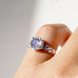 バイカラー タンザナイト リング / bi-color Tanzanite Ring 。 5枚目の画像