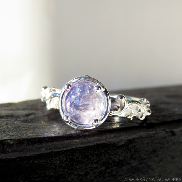 バイカラー タンザナイト リング / bi-color Tanzanite Ring 。 6枚目の画像