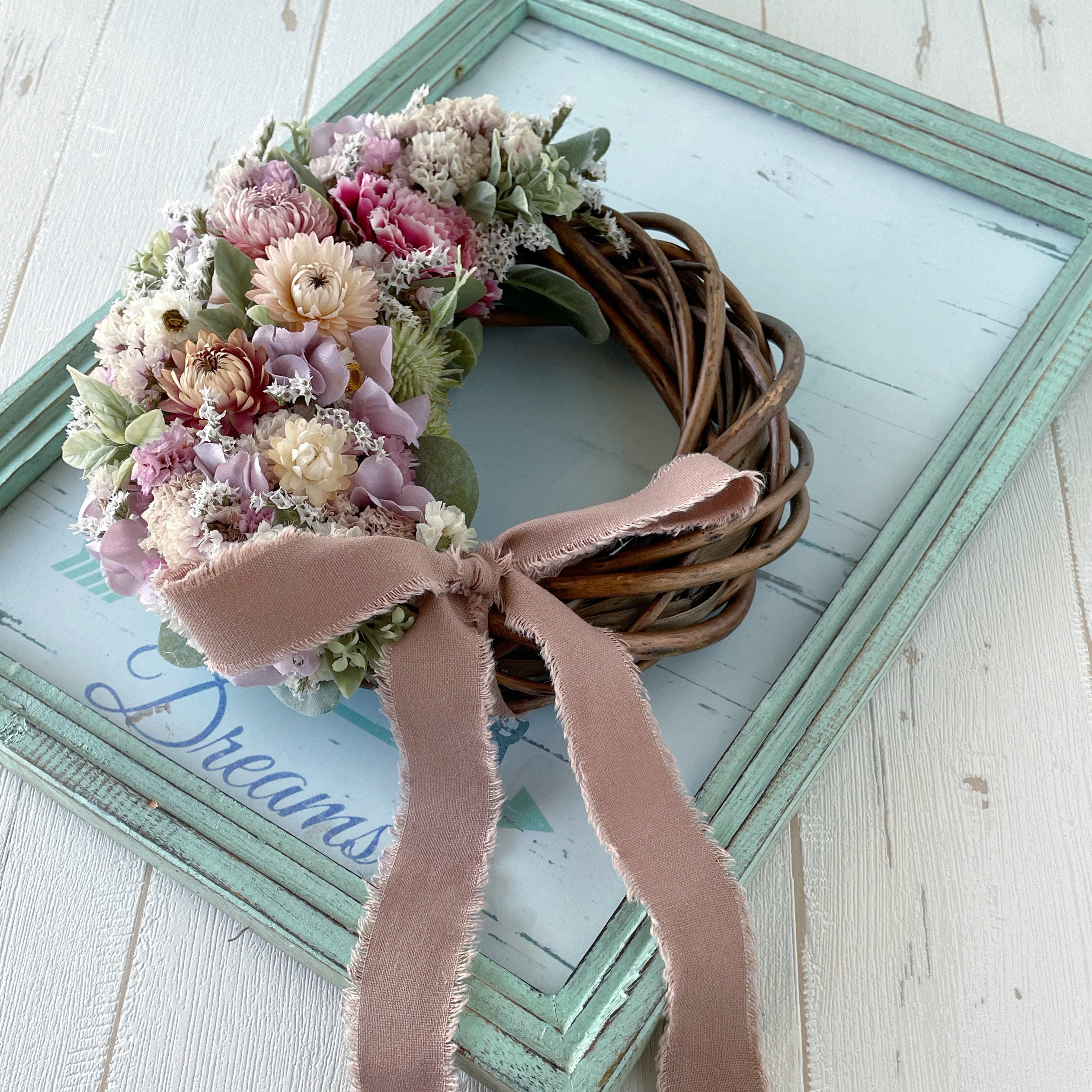 ドライフラワー＆アーティフィシャル】春色ニュアンスカラーの優しさ  