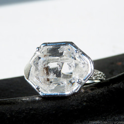 ハーキマーダイヤ リング / Herkimer Diamond Ring 1枚目の画像
