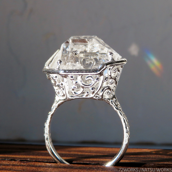 ハーキマーダイヤ リング / Herkimer Diamond Ring 5枚目の画像