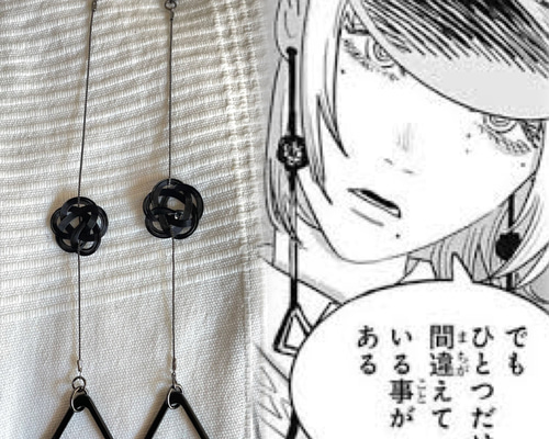 チェンソーマン 飢餓の悪魔 ピアス イヤリング ピアス（フック