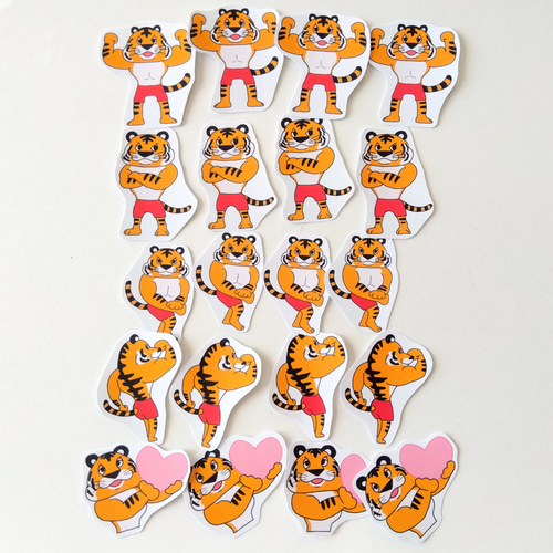 トラマッチョ 5種類 20枚入りフレークシール【手帳・日記・カレンダー