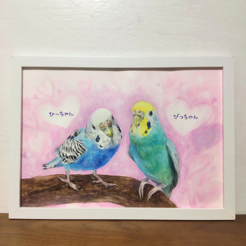 ◯絵画　水彩画　額装品 水彩画 原画 “たんぽぽ” 額装済み 送料無料 絵画 Ayumi Noda