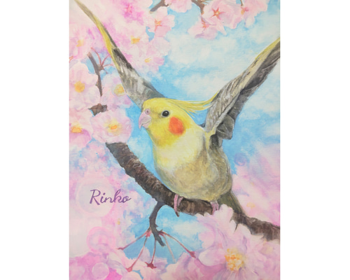 癒しの水彩画888 小鳥たち dd057369c6d3b99d20aac1f2511980