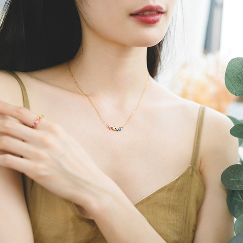 受注制作＞虹色のリング グラデーション プレゼント 自分にご褒美 R172 