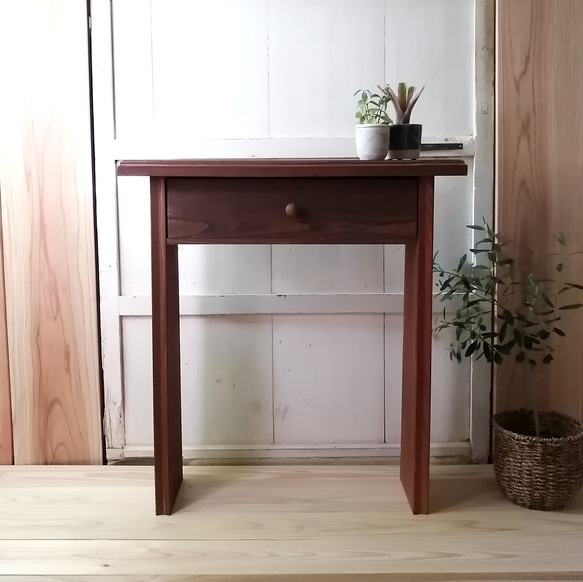 オケージョナルテーブル】チェスト 木製 花台 飾台 収納 アンティーク