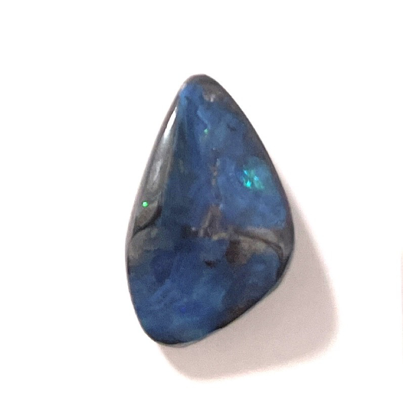 マーブル　アート　ボルダーオパール　水彩　海　プレイオブカラー　creema限定　マクラメ編み　送料無料