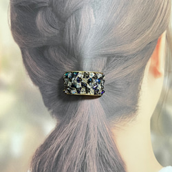 ガラスビーズを使ったポニーフック【トライアングル】 11枚目の画像