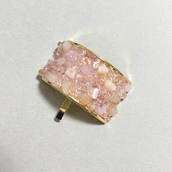 ガラスビーズを使ったポニーフック【トライアングル】 9枚目の画像