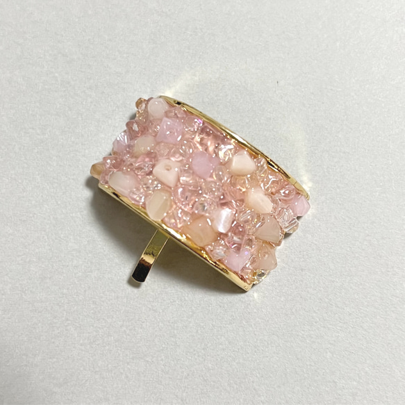 ガラスビーズを使ったポニーフック【トライアングル】 9枚目の画像