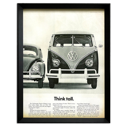 フォルクスワーゲン 1960年代 アメリカ ヴィンテージ 雑誌 広告