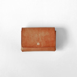 【ミニマムウォレット】本革 イタリアンレザー ミニ財布 小型財布 ミニウォレット 2枚目の画像