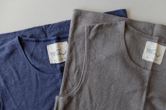 【庫存最後 1 件】亞麻棉無袖內衣（灰色）【女款 M 碼】 第4張的照片