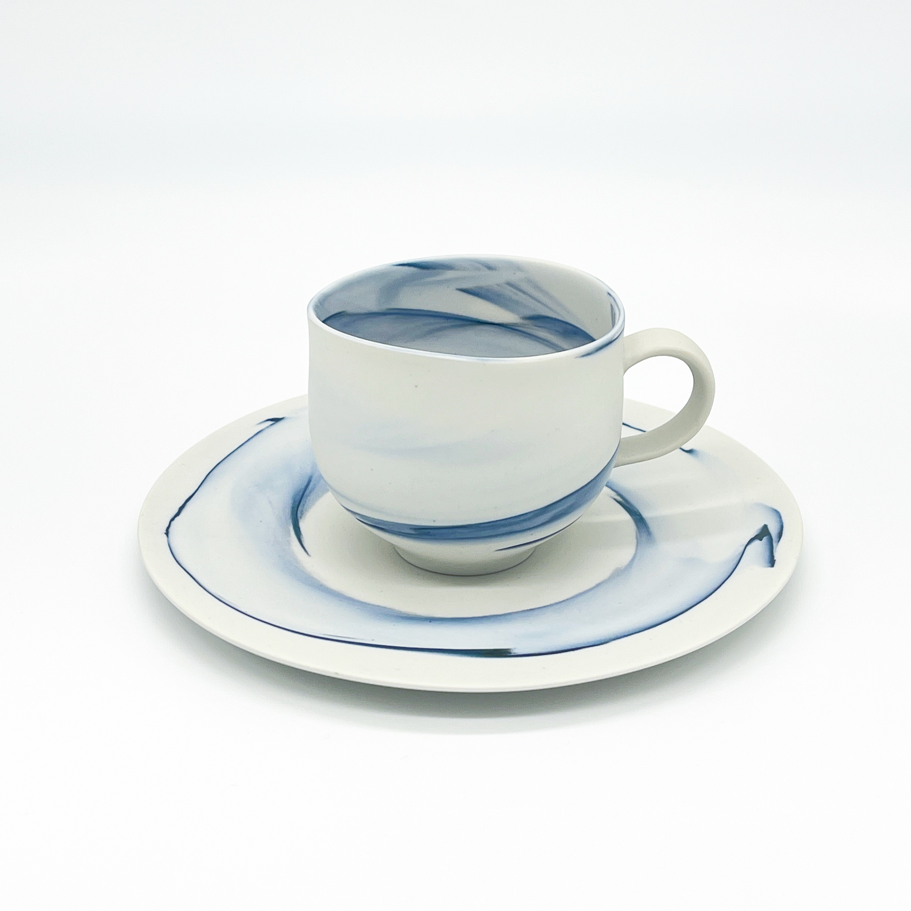 コーヒーカップ　練り込み