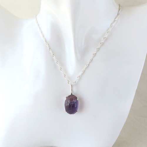 1点のみ アメトリンフレアカービング ネックレストップ