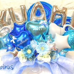 推し活】バルーンアレンジ 5文字 生誕祭 誕生祭 アートフラワー