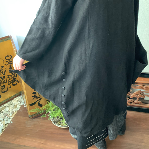 08Mab コクーンシルエットチュニックワンピース 新品 08Mab リネン